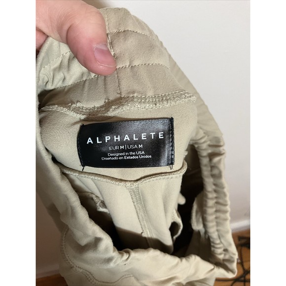 Alphalete Trace Joggers Medium Women’s Tan Sand M - Picture 9 of 11
